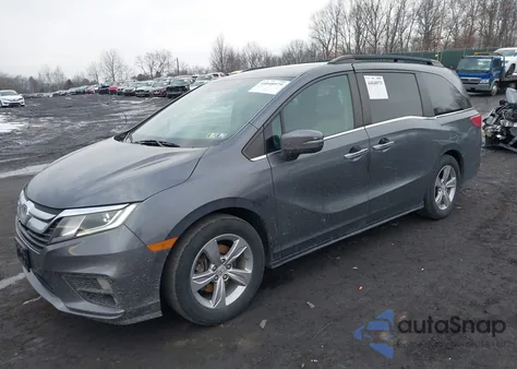 2018 Honda Odyssey Ex z USA, uszkodzony, nr VIN 5FNRL6H55JB059310